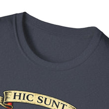 Load image into Gallery viewer, Hic Sunt Leones -- "Here There Be Lions" T-Shirt. Many Sizes and Colors