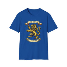 Load image into Gallery viewer, Hic Sunt Leones -- "Here There Be Lions" T-Shirt. Many Sizes and Colors