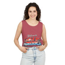 Load image into Gallery viewer, Gulf of America Tank Top — "Make Beaches Great Again" Retro Beach Graphic