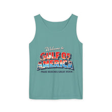 Load image into Gallery viewer, Gulf of America Tank Top — "Make Beaches Great Again" Retro Beach Graphic