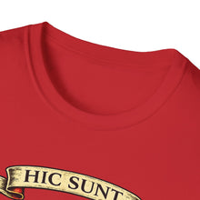 Load image into Gallery viewer, Hic Sunt Leones -- "Here There Be Lions" T-Shirt. Many Sizes and Colors