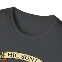 Load image into Gallery viewer, Hic Sunt Leones -- "Here There Be Lions" T-Shirt. Many Sizes and Colors