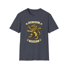 Load image into Gallery viewer, Hic Sunt Leones -- "Here There Be Lions" T-Shirt. Many Sizes and Colors