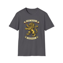 Load image into Gallery viewer, Hic Sunt Leones -- "Here There Be Lions" T-Shirt. Many Sizes and Colors