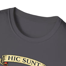 Load image into Gallery viewer, Hic Sunt Leones -- "Here There Be Lions" T-Shirt. Many Sizes and Colors