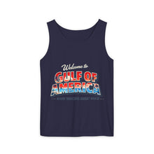 Load image into Gallery viewer, Gulf of America Tank Top — "Make Beaches Great Again" Retro Beach Graphic