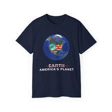Load image into Gallery viewer, Planet America T-Shirt: Dark Colored Background
