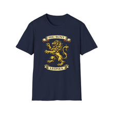 Load image into Gallery viewer, Hic Sunt Leones -- "Here There Be Lions" T-Shirt. Many Sizes and Colors