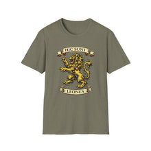Load image into Gallery viewer, Hic Sunt Leones -- "Here There Be Lions" T-Shirt. Many Sizes and Colors