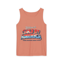 Load image into Gallery viewer, Gulf of America Tank Top — "Make Beaches Great Again" Retro Beach Graphic
