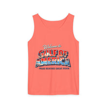 Load image into Gallery viewer, Gulf of America Tank Top — "Make Beaches Great Again" Retro Beach Graphic