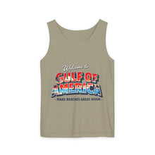 Load image into Gallery viewer, Gulf of America Tank Top — "Make Beaches Great Again" Retro Beach Graphic