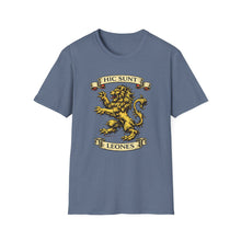 Load image into Gallery viewer, Hic Sunt Leones -- "Here There Be Lions" T-Shirt. Many Sizes and Colors