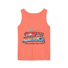 Load image into Gallery viewer, Gulf of America Tank Top — "Make Beaches Great Again" Retro Beach Graphic