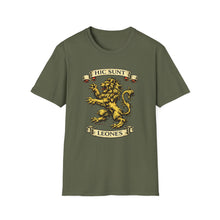 Load image into Gallery viewer, Hic Sunt Leones -- "Here There Be Lions" T-Shirt. Many Sizes and Colors
