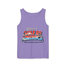 Load image into Gallery viewer, Gulf of America Tank Top — "Make Beaches Great Again" Retro Beach Graphic