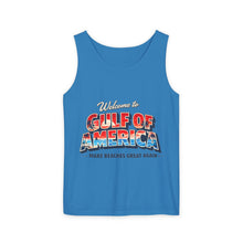 Load image into Gallery viewer, Gulf of America Tank Top — "Make Beaches Great Again" Retro Beach Graphic
