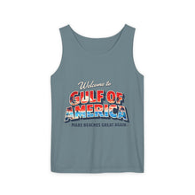 Load image into Gallery viewer, Gulf of America Tank Top — "Make Beaches Great Again" Retro Beach Graphic
