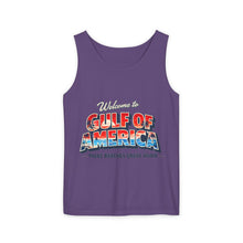 Load image into Gallery viewer, Gulf of America Tank Top — "Make Beaches Great Again" Retro Beach Graphic
