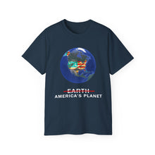 Load image into Gallery viewer, Planet America T-Shirt: Dark Colored Background
