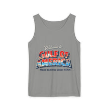 Load image into Gallery viewer, Gulf of America Tank Top — "Make Beaches Great Again" Retro Beach Graphic
