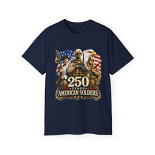Load image into Gallery viewer, American Soldiers - 250 Years - Commemorative T-Shirt
