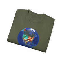 Load image into Gallery viewer, Planet America T-Shirt: Dark Colored Background

