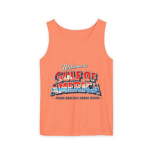 Load image into Gallery viewer, Gulf of America Tank Top — "Make Beaches Great Again" Retro Beach Graphic
