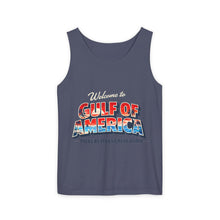 Load image into Gallery viewer, Gulf of America Tank Top — "Make Beaches Great Again" Retro Beach Graphic
