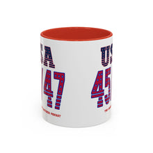 Load image into Gallery viewer, Celebrate Trump&#39;s Victory with this Commemorative Accented Mug! Comes in Two Sizes
