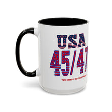 Load image into Gallery viewer, Celebrate Trump&#39;s Victory with this Commemorative Accented Mug! Comes in Two Sizes
