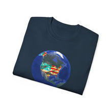 Load image into Gallery viewer, Planet America T-Shirt: Dark Colored Background
