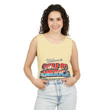 Load image into Gallery viewer, Gulf of America Tank Top — "Make Beaches Great Again" Retro Beach Graphic
