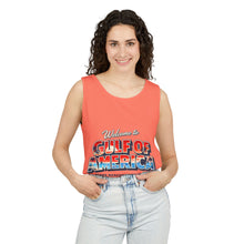 Load image into Gallery viewer, Gulf of America Tank Top — "Make Beaches Great Again" Retro Beach Graphic
