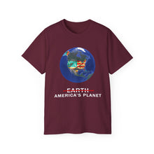 Load image into Gallery viewer, Planet America T-Shirt: Dark Colored Background
