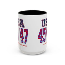 Load image into Gallery viewer, Celebrate Trump&#39;s Victory with this Commemorative Accented Mug! Comes in Two Sizes
