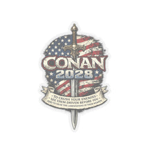 Load image into Gallery viewer, Conan For President 2028 Sticker
