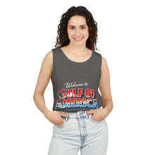 Load image into Gallery viewer, Gulf of America Tank Top — "Make Beaches Great Again" Retro Beach Graphic
