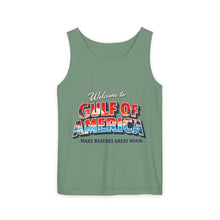 Load image into Gallery viewer, Gulf of America Tank Top — "Make Beaches Great Again" Retro Beach Graphic
