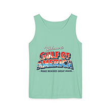Load image into Gallery viewer, Gulf of America Tank Top — "Make Beaches Great Again" Retro Beach Graphic
